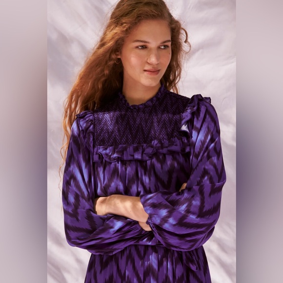 Sonmer Alice Dress Blue - Picture 3 of 5